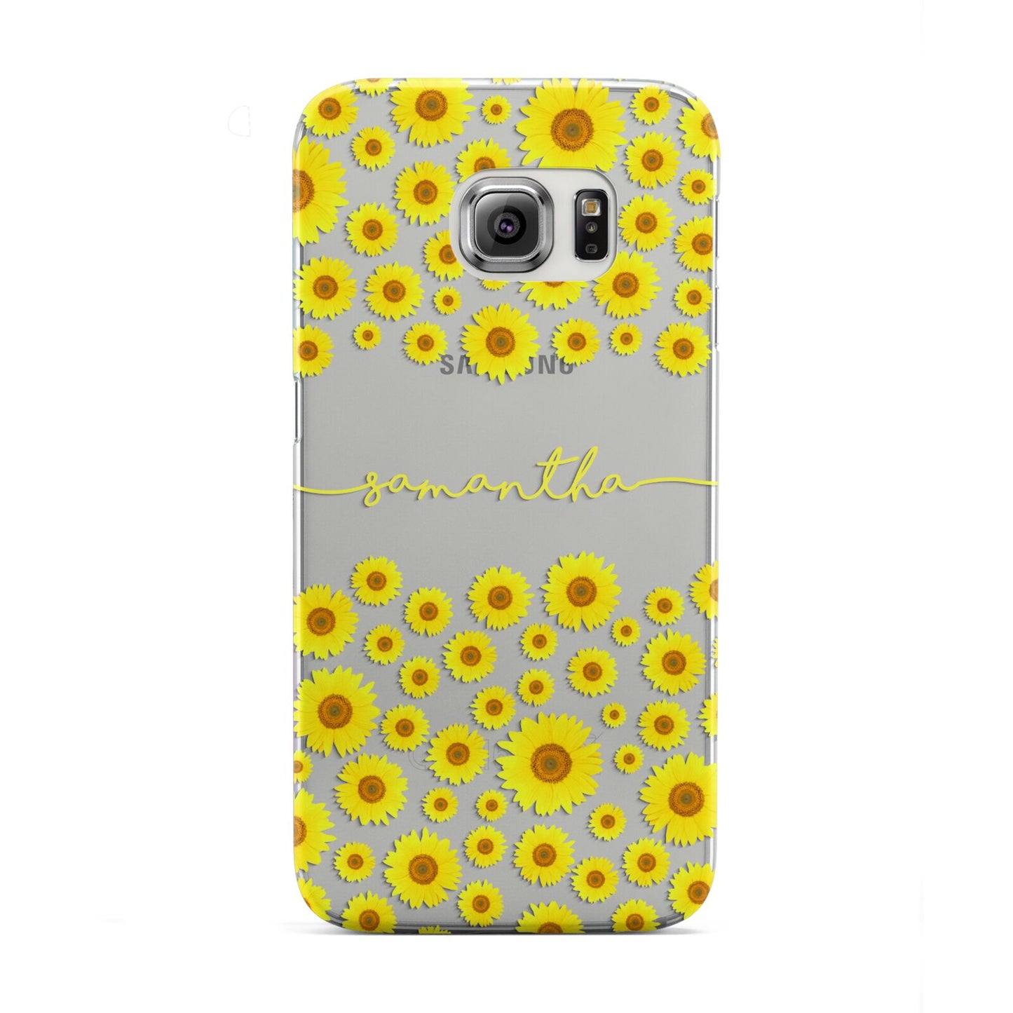 Personalised Sunflower Samsung Galaxy S6 Edge Case
