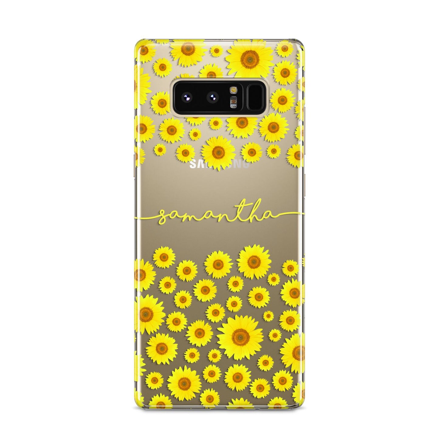 Personalised Sunflower Samsung Galaxy S8 Case