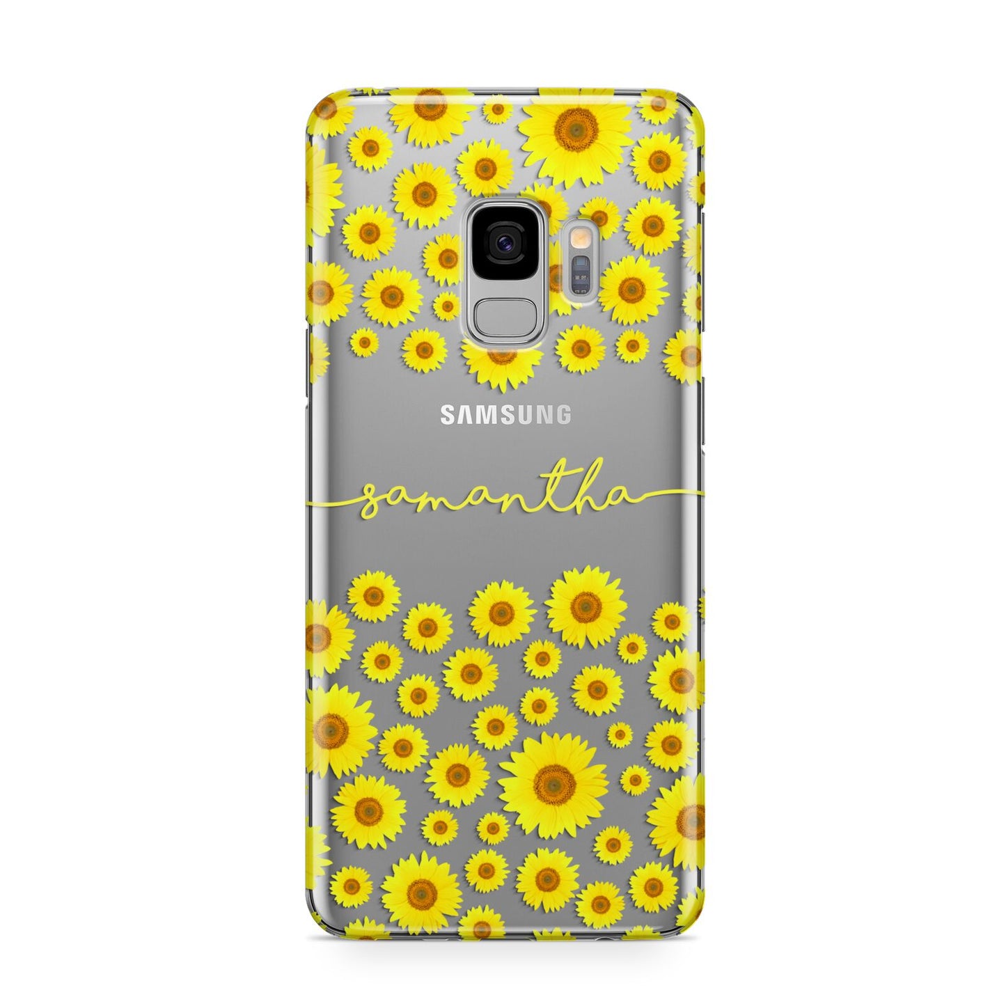 Personalised Sunflower Samsung Galaxy S9 Case