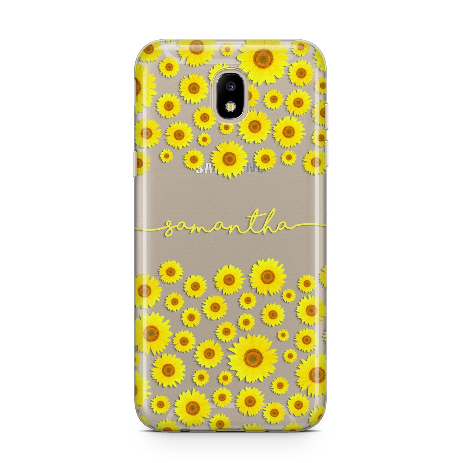 Personalised Sunflower Samsung J5 2017 Case