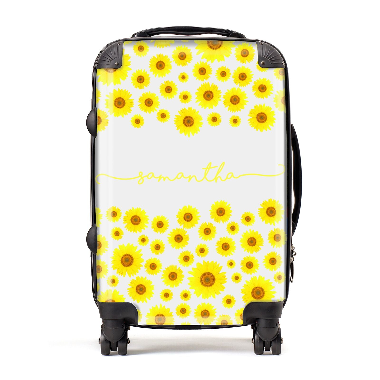 Personalised Sunflower Suitcase