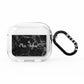 Personalised Surname Marble AirPods Clear Case 3rd Gen
