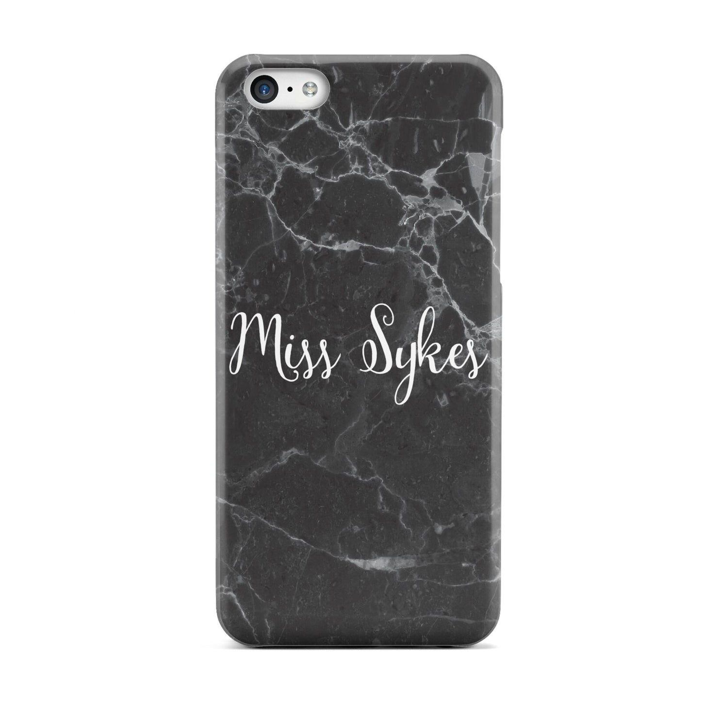 Personalised Surname Marble Apple iPhone 5c Case