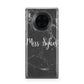 Personalised Surname Marble Huawei Mate 30 Pro Phone Case