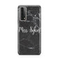 Personalised Surname Marble Huawei P Smart 2021