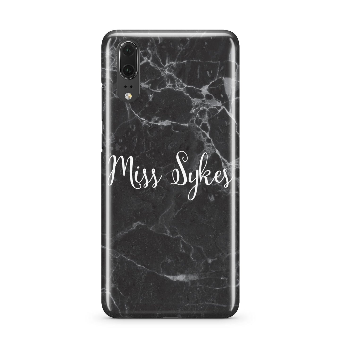 Personalised Surname Marble Huawei P20 Phone Case