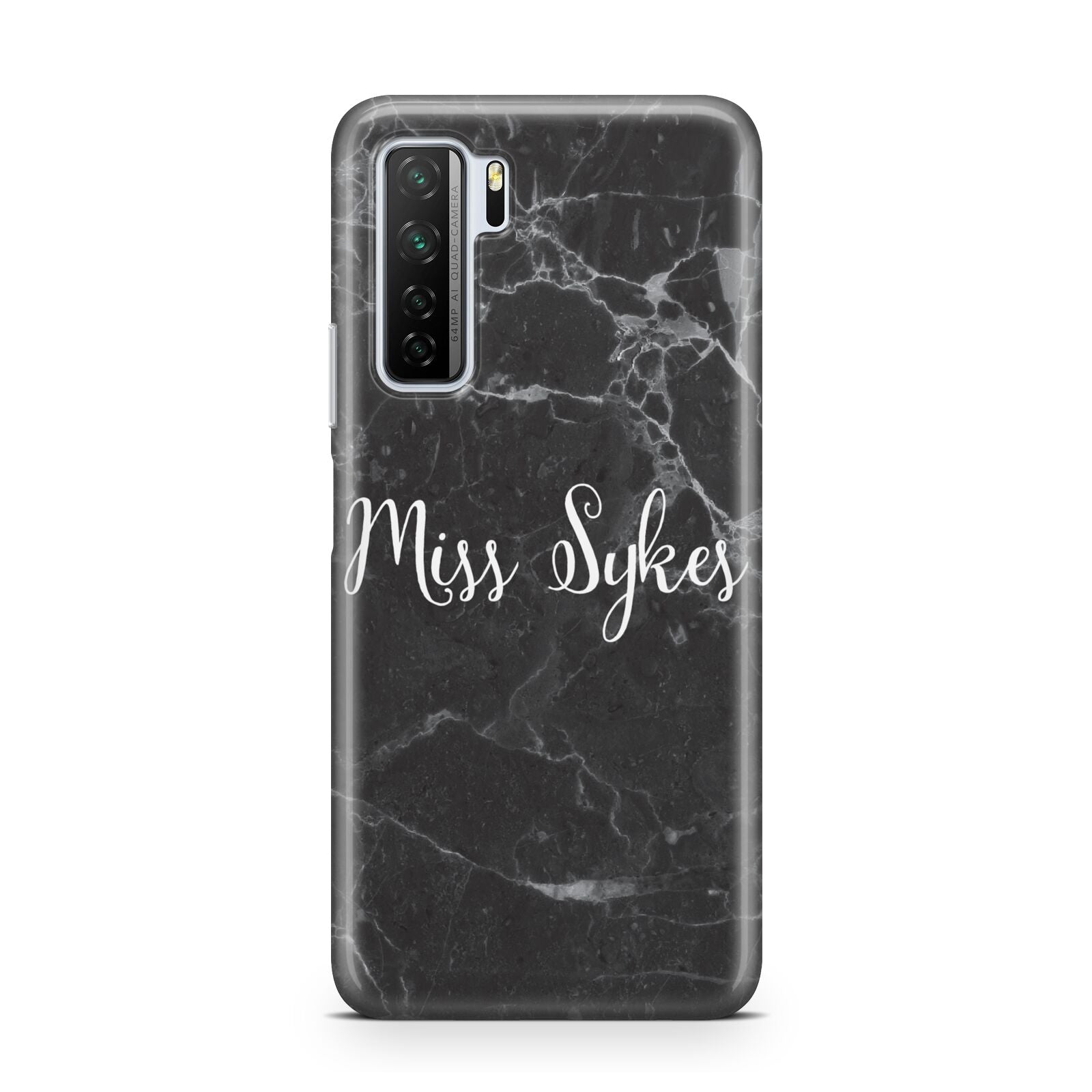 Personalised Surname Marble Huawei P40 Lite 5G Phone Case