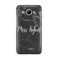Personalised Surname Marble Huawei Y3 2017