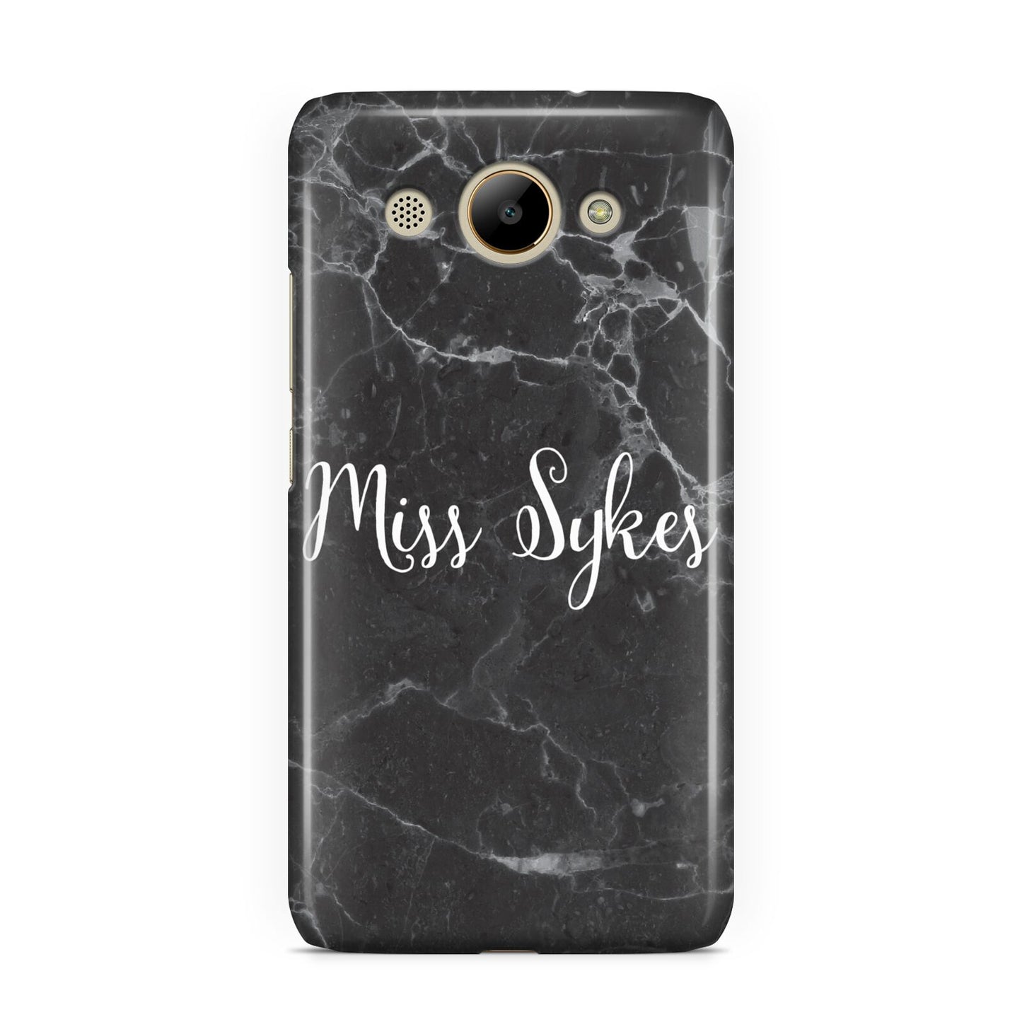 Personalised Surname Marble Huawei Y3 2017