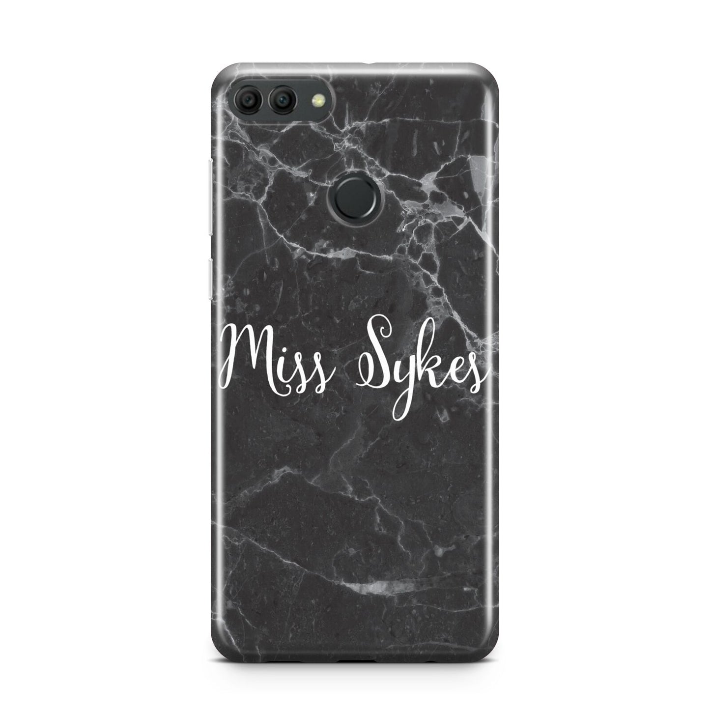 Personalised Surname Marble Huawei Y9 2018