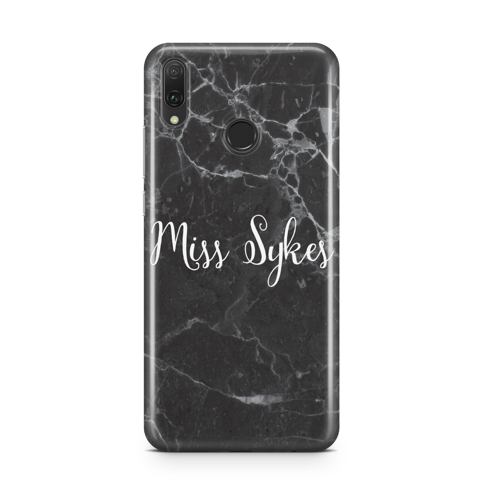 Personalised Surname Marble Huawei Y9 2019
