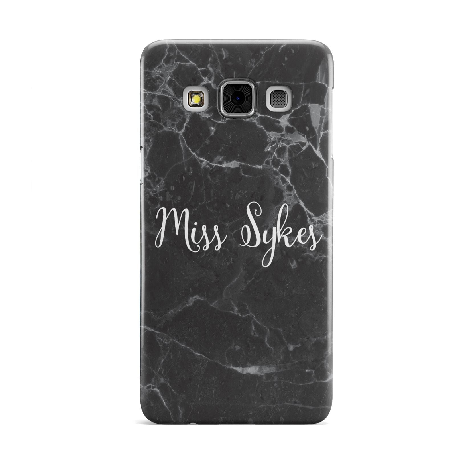 Personalised Surname Marble Samsung Galaxy A3 Case