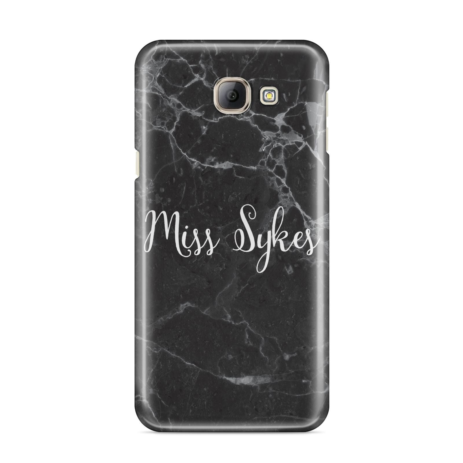 Personalised Surname Marble Samsung Galaxy A8 2016 Case