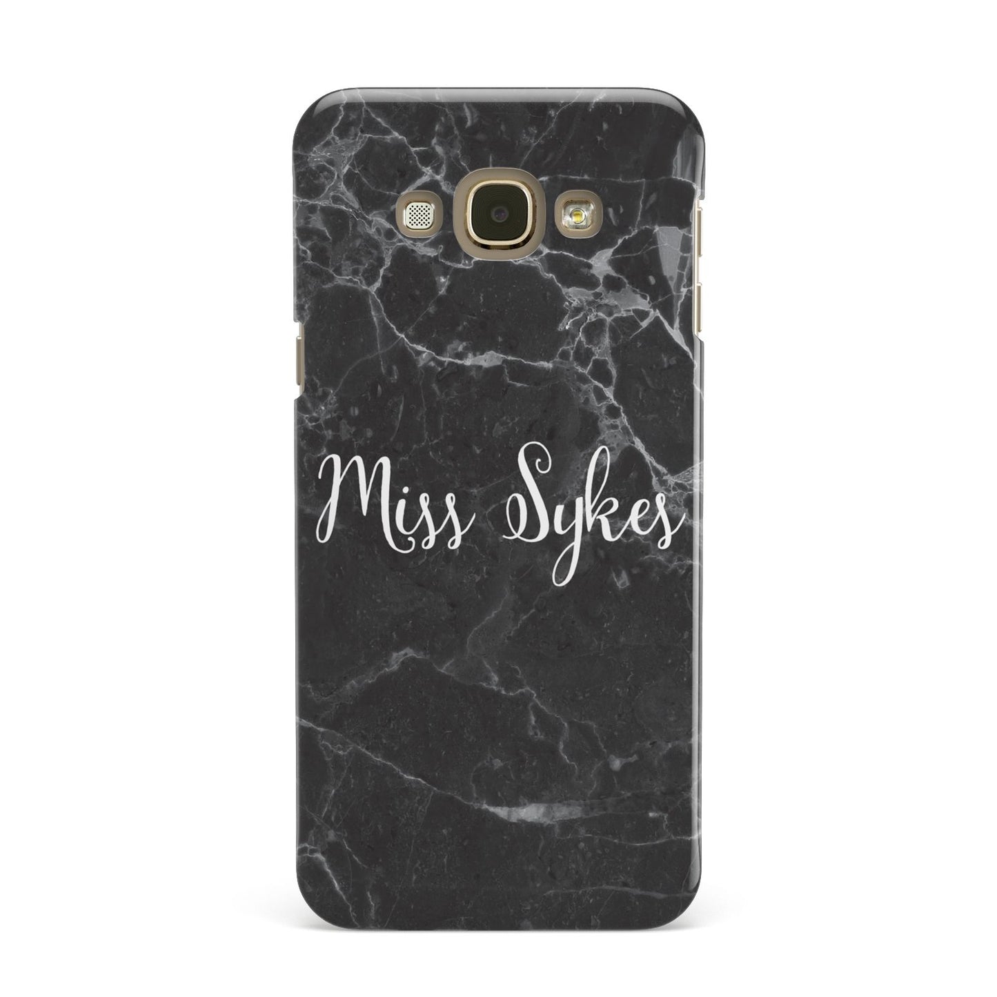 Personalised Surname Marble Samsung Galaxy A8 Case