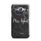 Personalised Surname Marble Samsung Galaxy J1 2015 Case