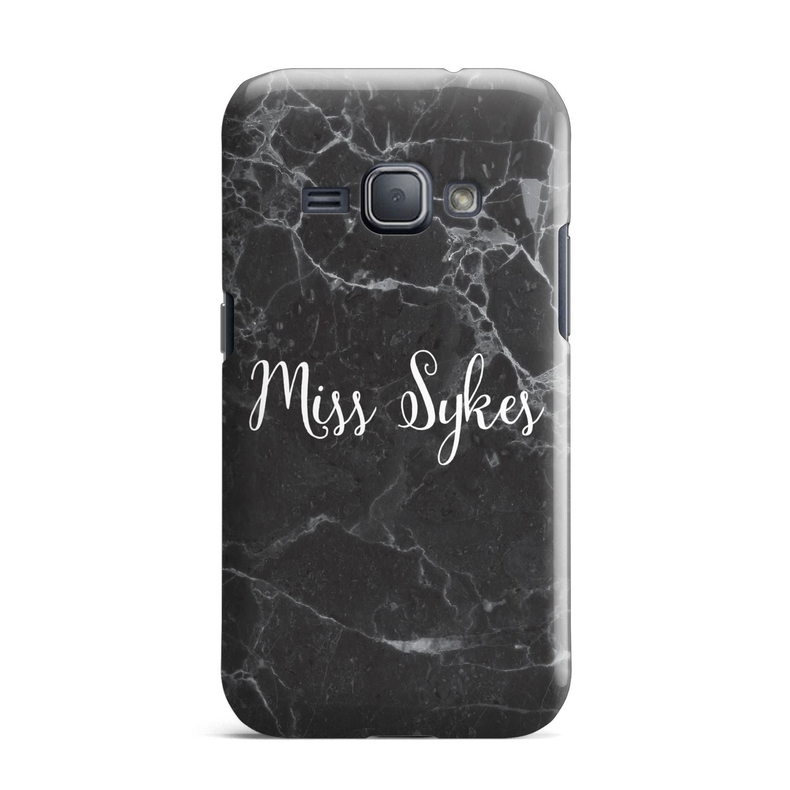 Personalised Surname Marble Samsung Galaxy J1 2016 Case