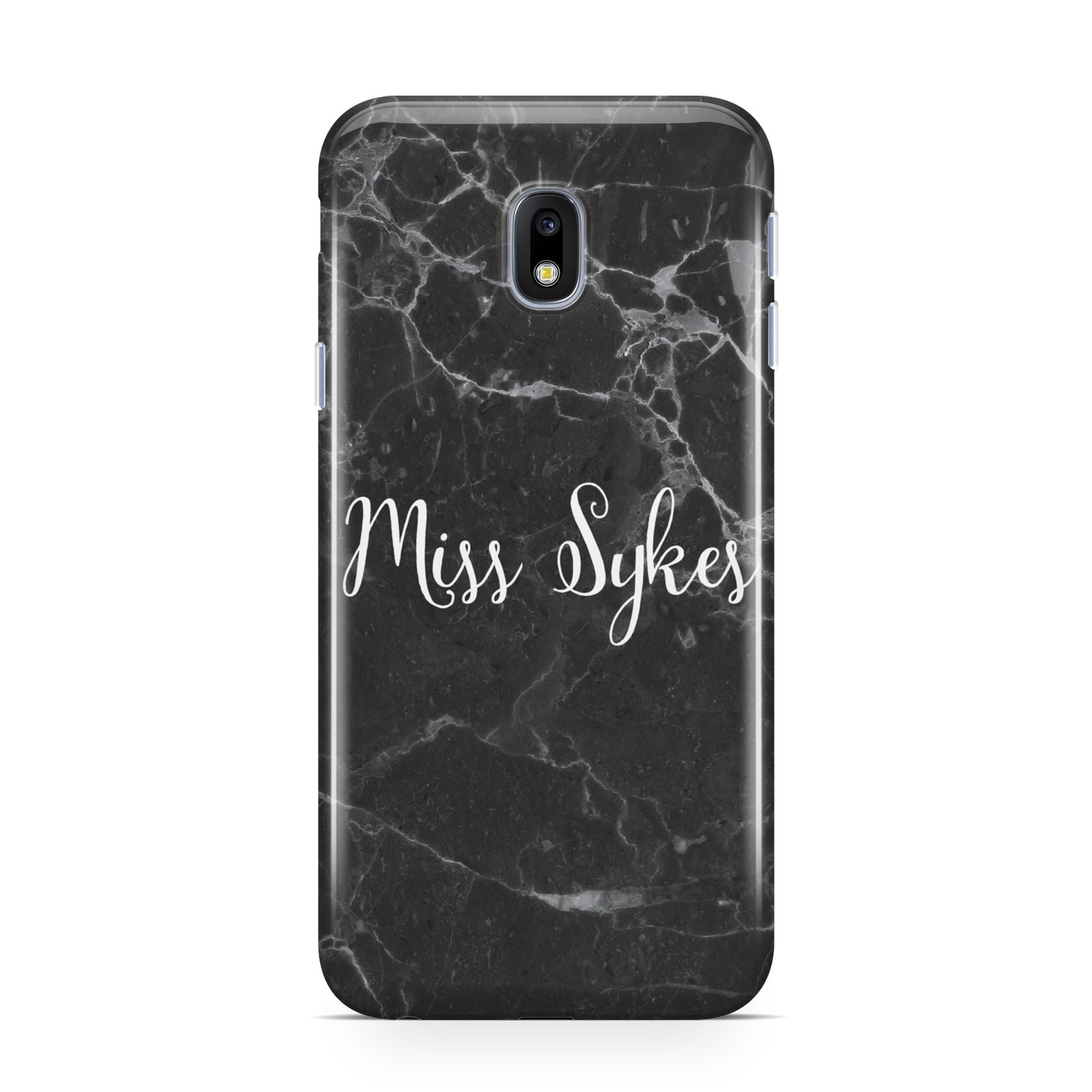 Personalised Surname Marble Samsung Galaxy J3 2017 Case
