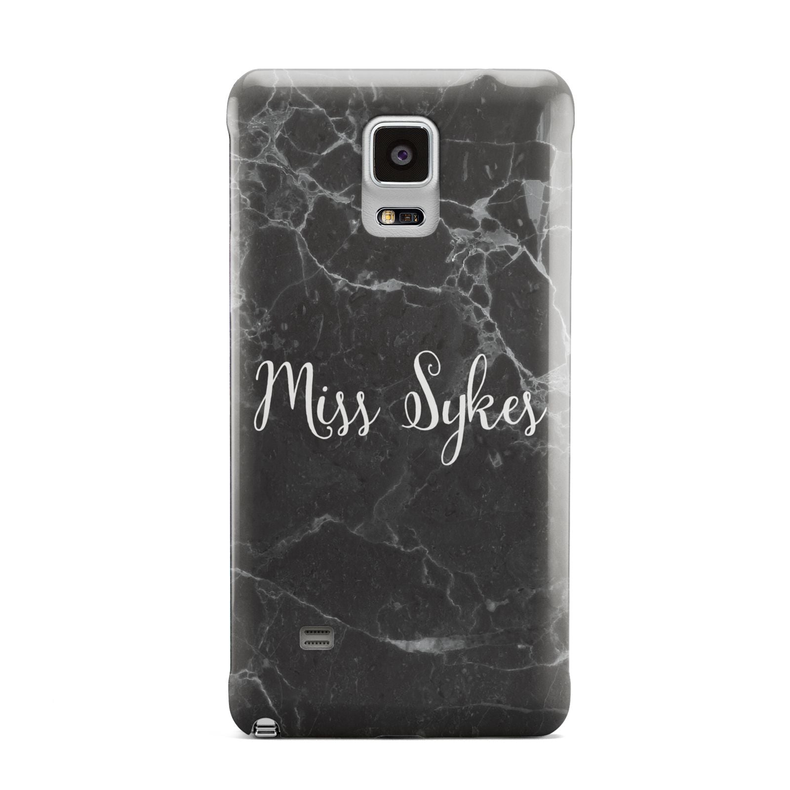 Personalised Surname Marble Samsung Galaxy Note 4 Case