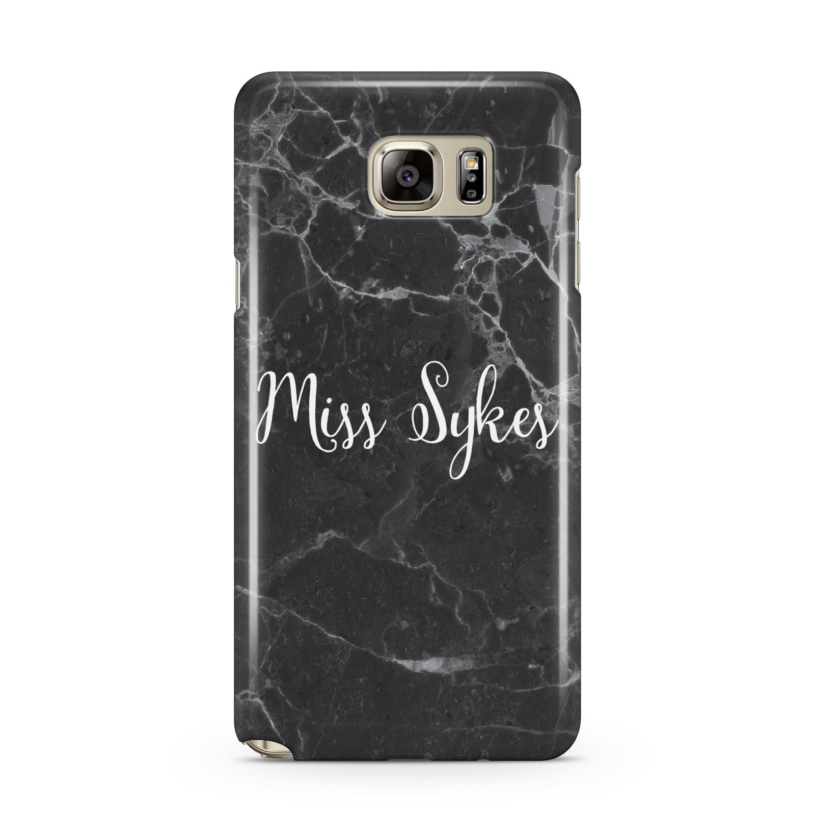 Personalised Surname Marble Samsung Galaxy Note 5 Case