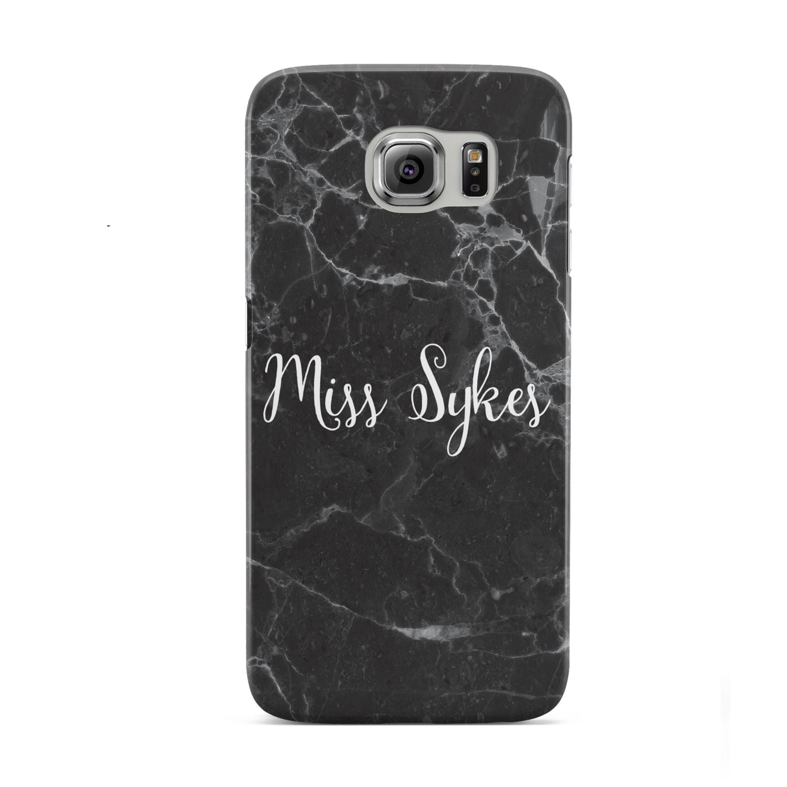 Personalised Surname Marble Samsung Galaxy S6 Case