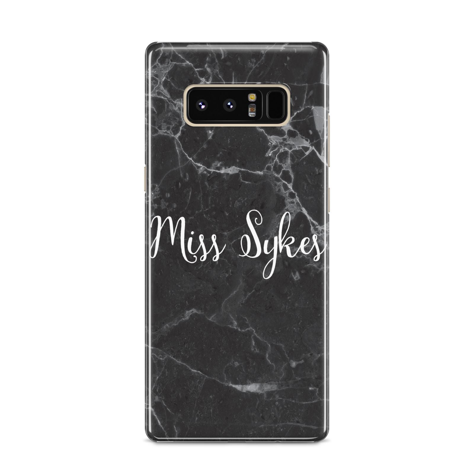 Personalised Surname Marble Samsung Galaxy S8 Case