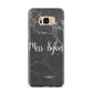 Personalised Surname Marble Samsung Galaxy S8 Plus Case