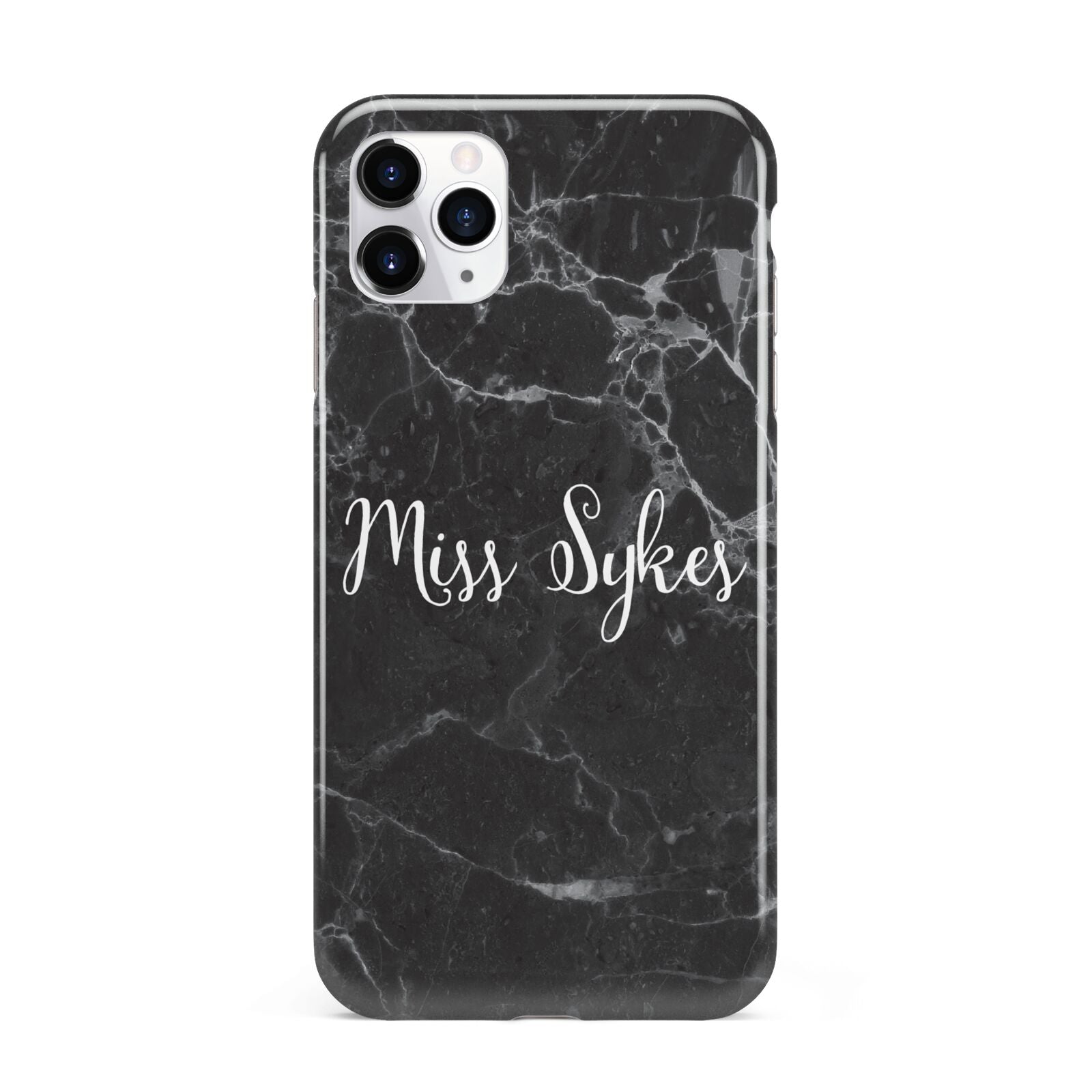 Personalised Surname Marble iPhone 11 Pro Max 3D Tough Case