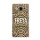 Personalised Tan Snakeskin Samsung Galaxy A5 Case