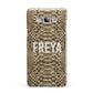 Personalised Tan Snakeskin Samsung Galaxy A7 2015 Case