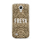 Personalised Tan Snakeskin Samsung Galaxy S4 Mini Case