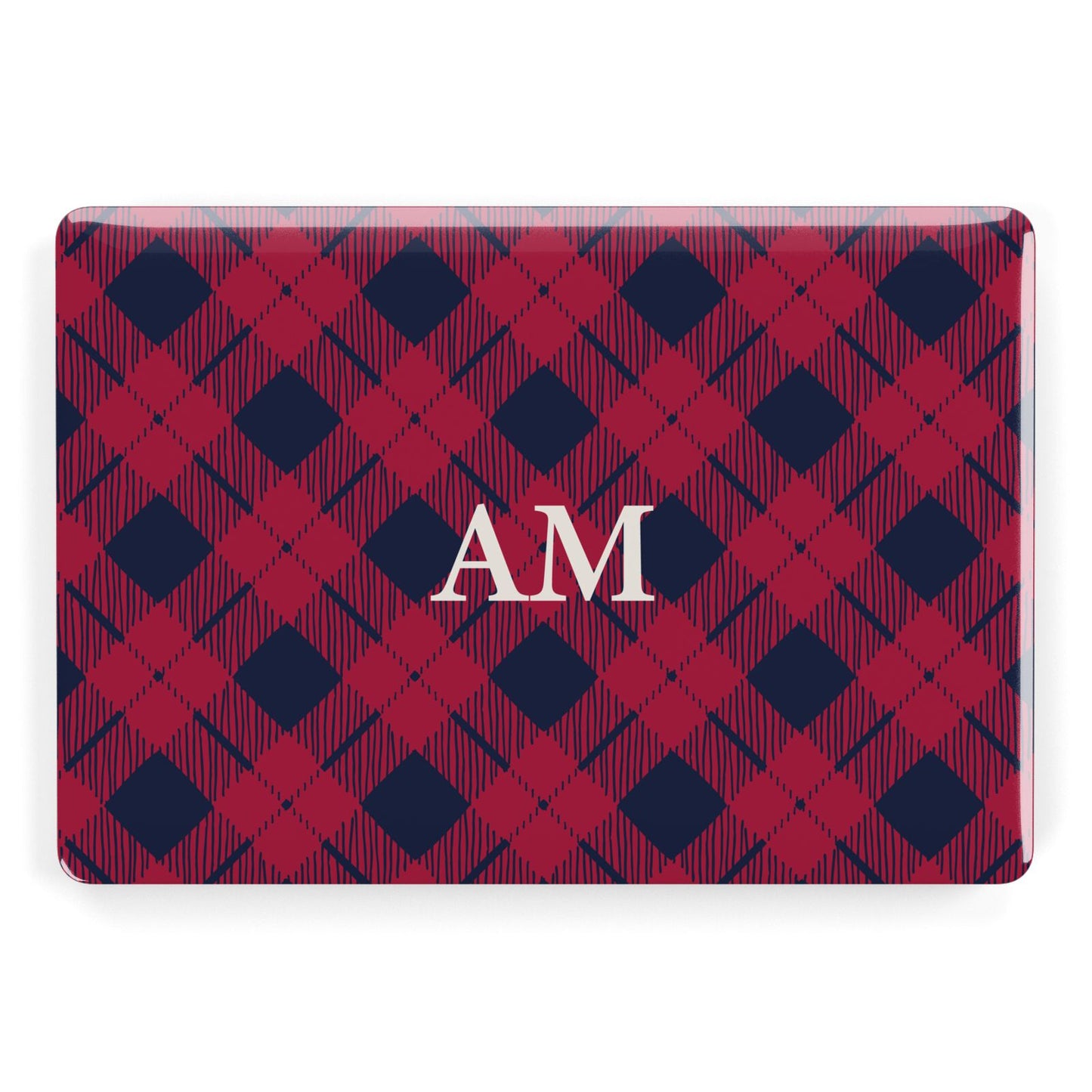 Personalised Tartan Apple MacBook Case