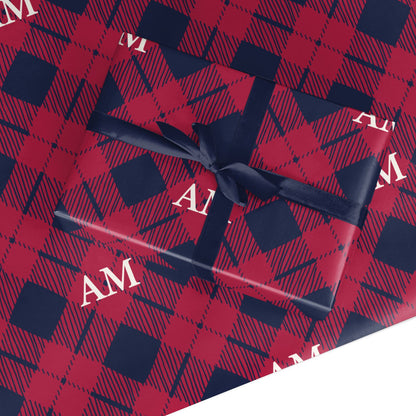 Personalised Tartan Custom Wrapping Paper