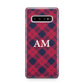 Personalised Tartan Samsung Galaxy S10 Plus Case