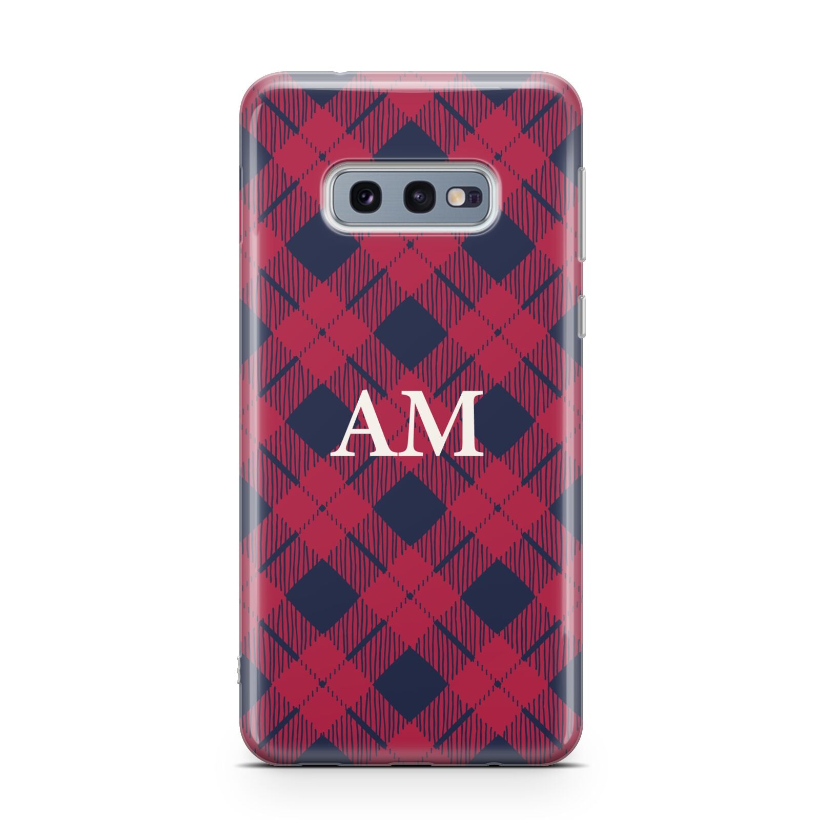 Personalised Tartan Samsung Galaxy S10E Case