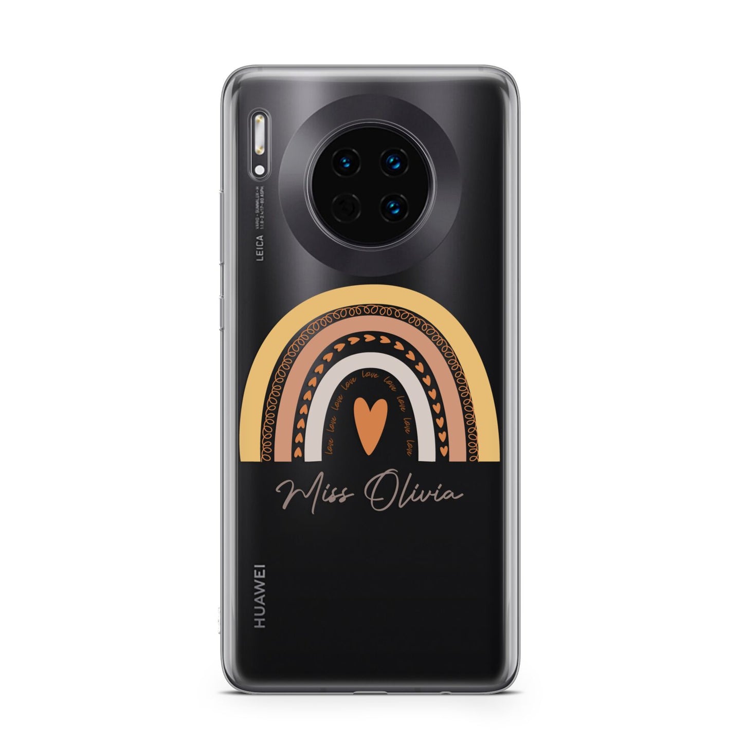 Personalised Teacher Neutral Rainbow Huawei Mate 30