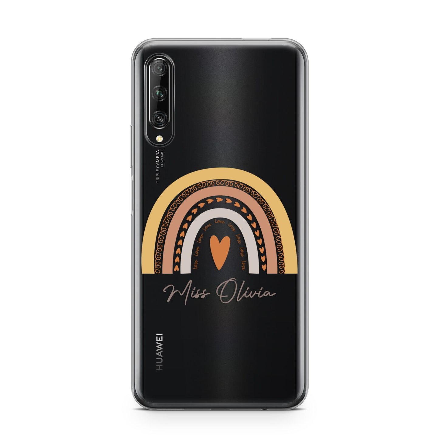 Personalised Teacher Neutral Rainbow Huawei P Smart Pro 2019