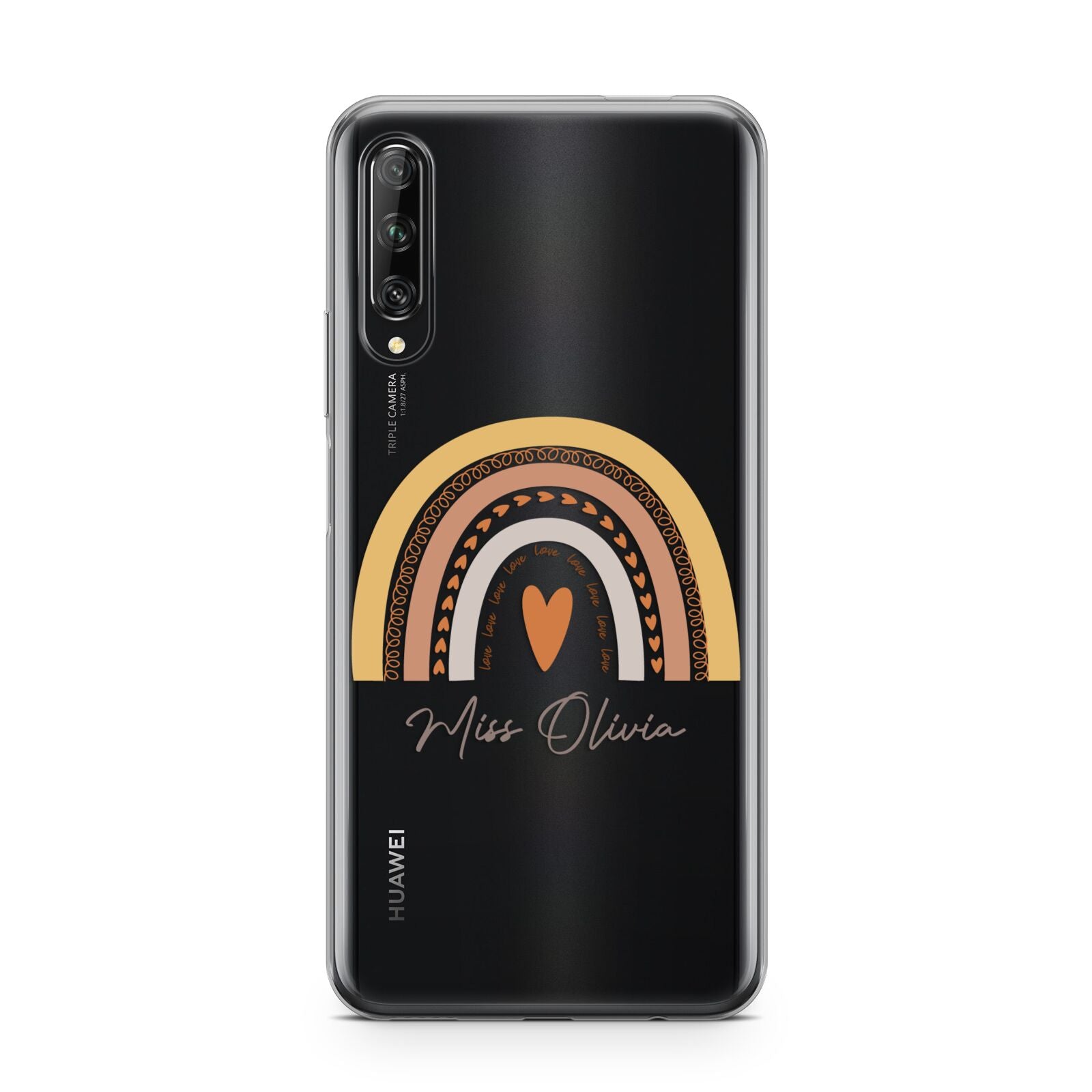 Personalised Teacher Neutral Rainbow Huawei P Smart Pro 2019