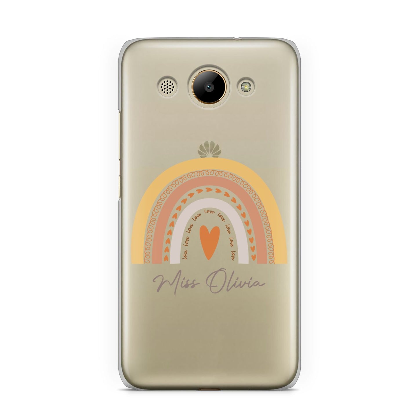 Personalised Teacher Neutral Rainbow Huawei Y3 2017