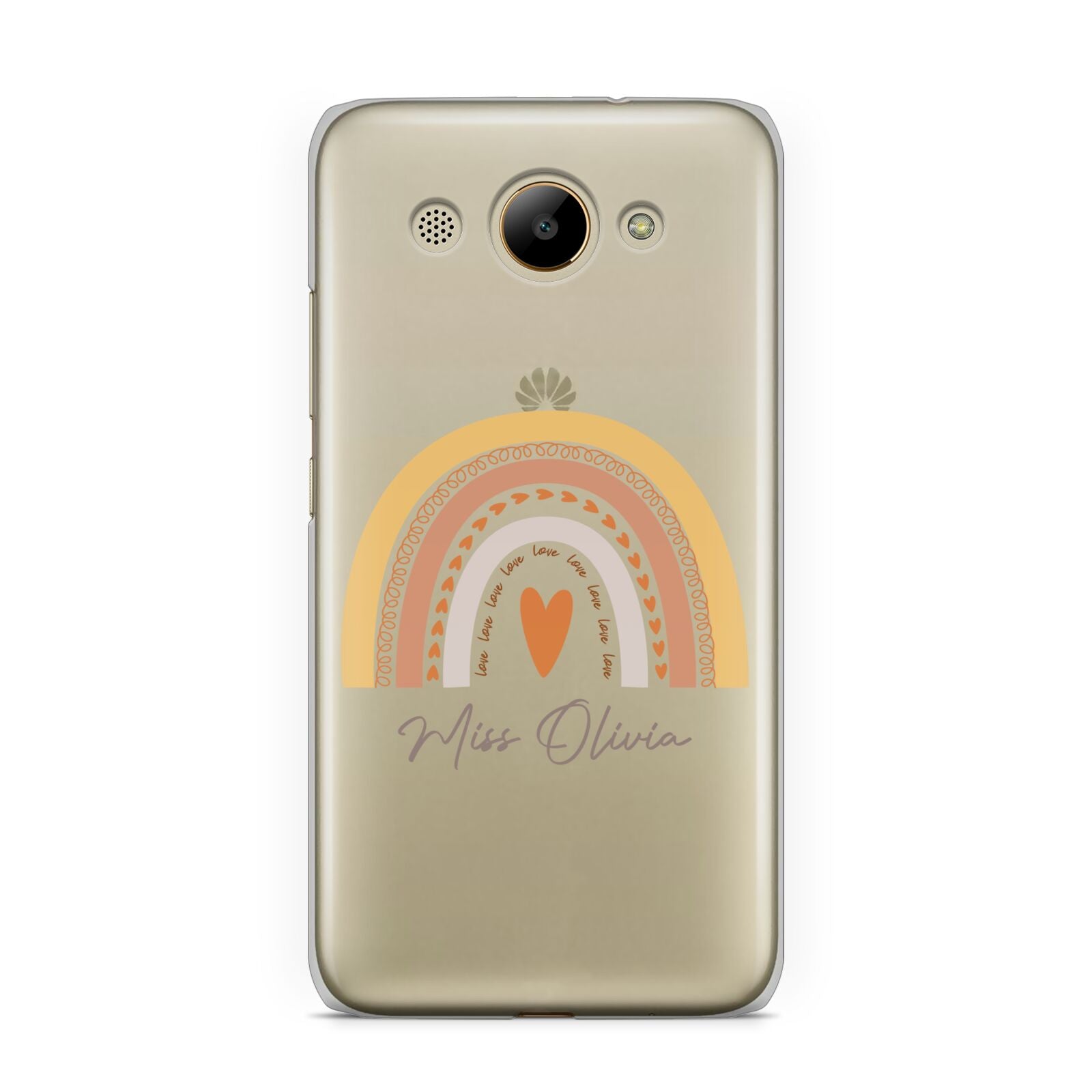 Personalised Teacher Neutral Rainbow Huawei Y3 2017