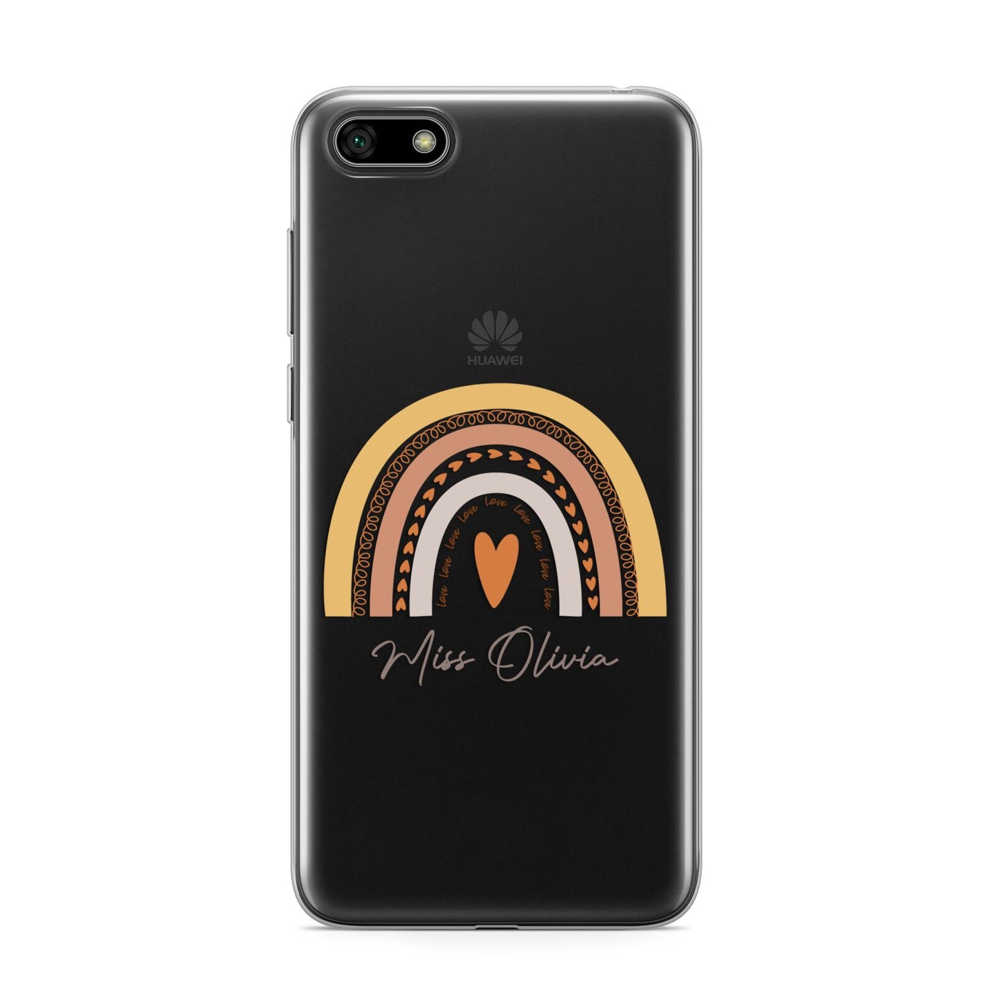 Personalised Teacher Neutral Rainbow Huawei Y5 Prime 2018 Phone Case