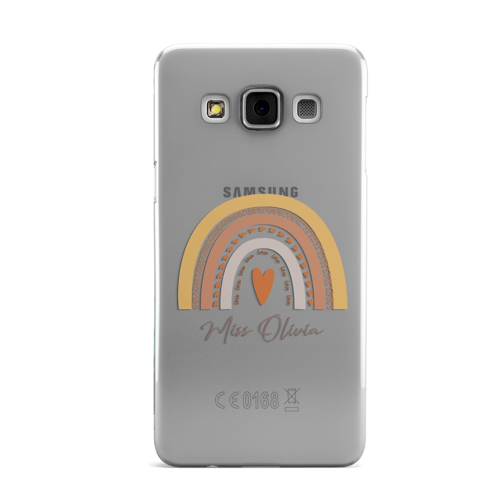 Personalised Teacher Neutral Rainbow Samsung Galaxy A3 Case
