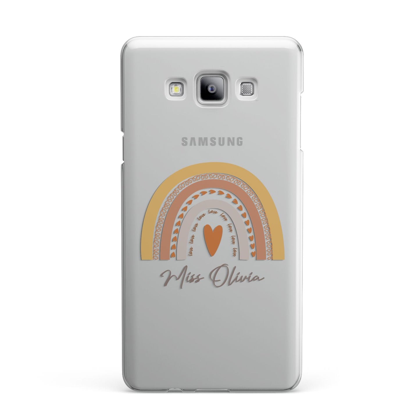 Personalised Teacher Neutral Rainbow Samsung Galaxy A7 2015 Case
