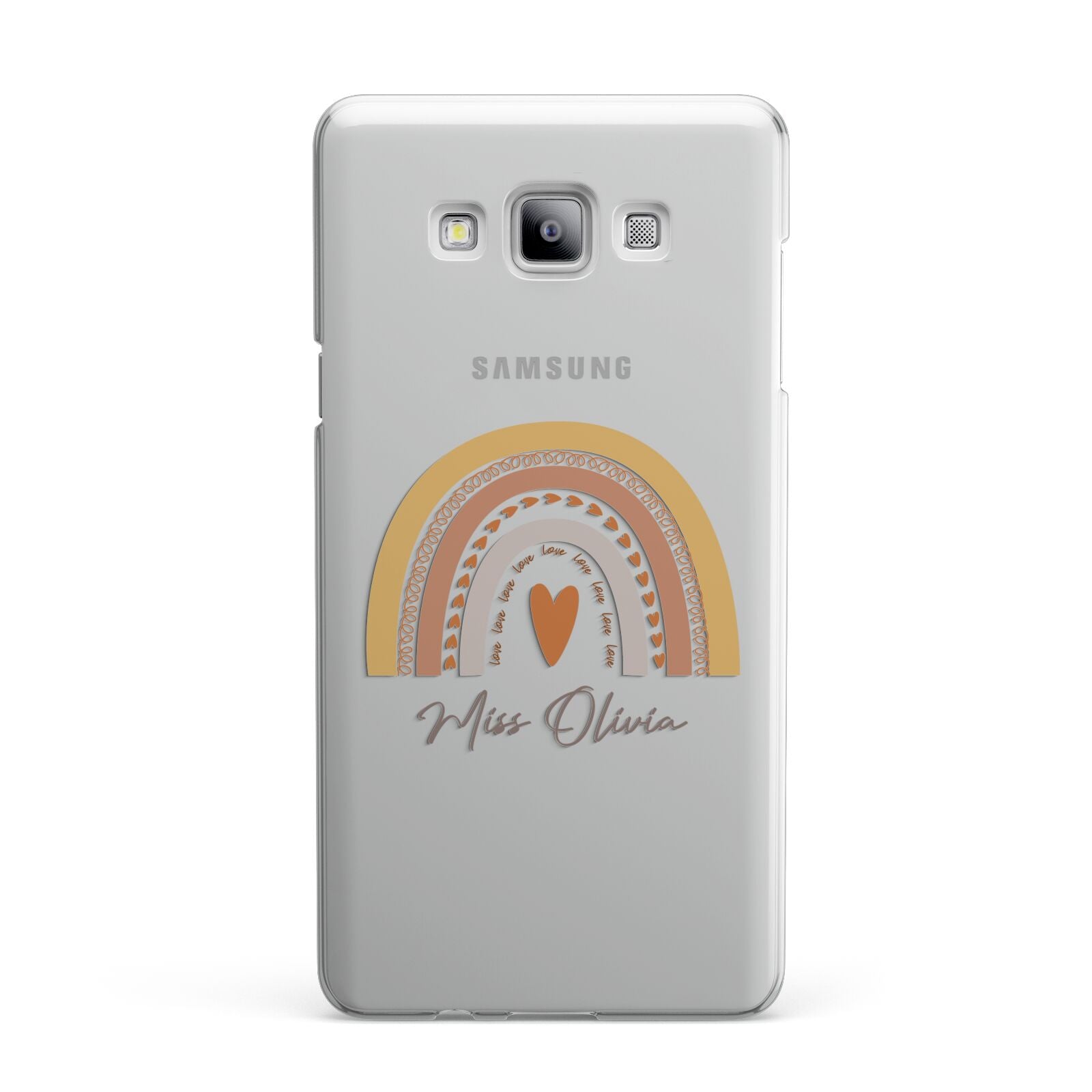 Personalised Teacher Neutral Rainbow Samsung Galaxy A7 2015 Case