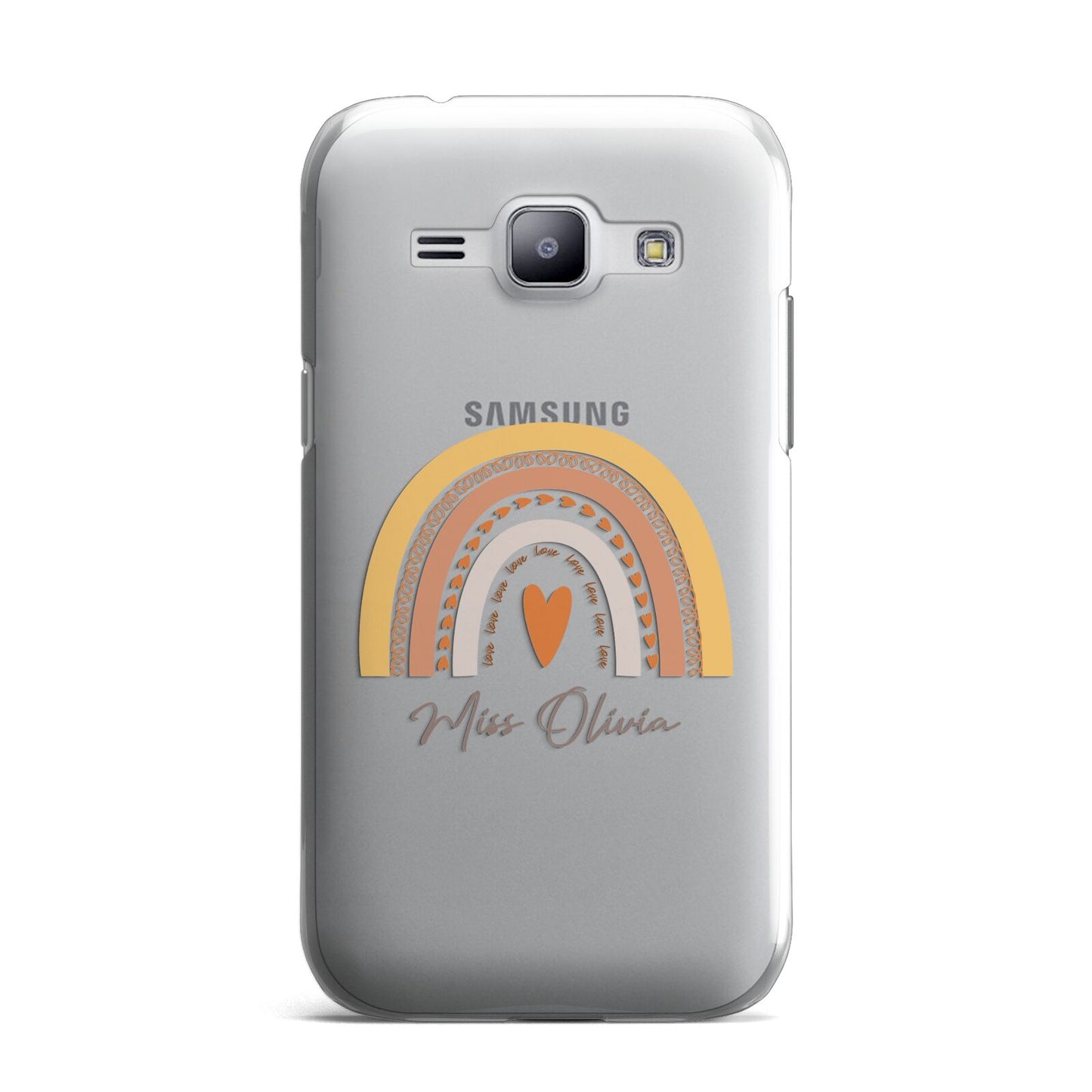 Personalised Teacher Neutral Rainbow Samsung Galaxy J1 2015 Case