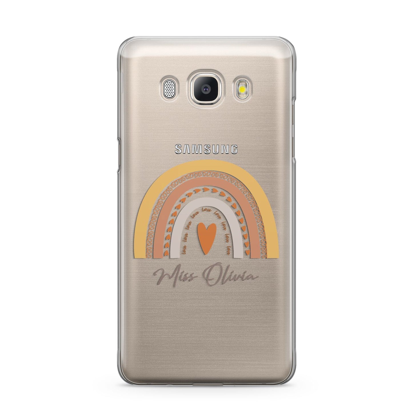 Personalised Teacher Neutral Rainbow Samsung Galaxy J5 2016 Case