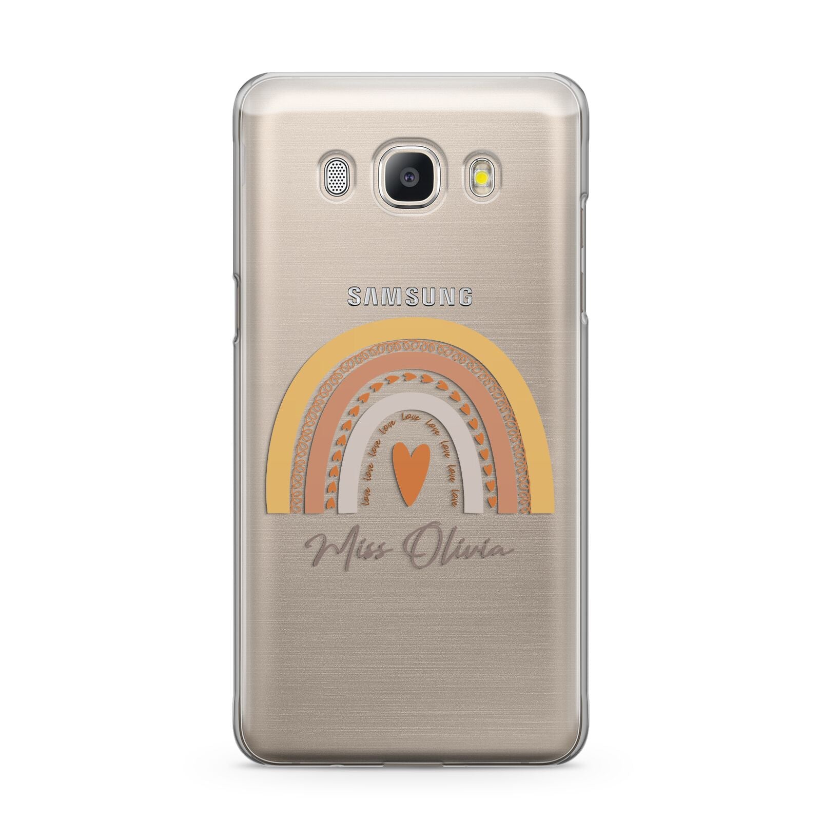 Personalised Teacher Neutral Rainbow Samsung Galaxy J5 2016 Case