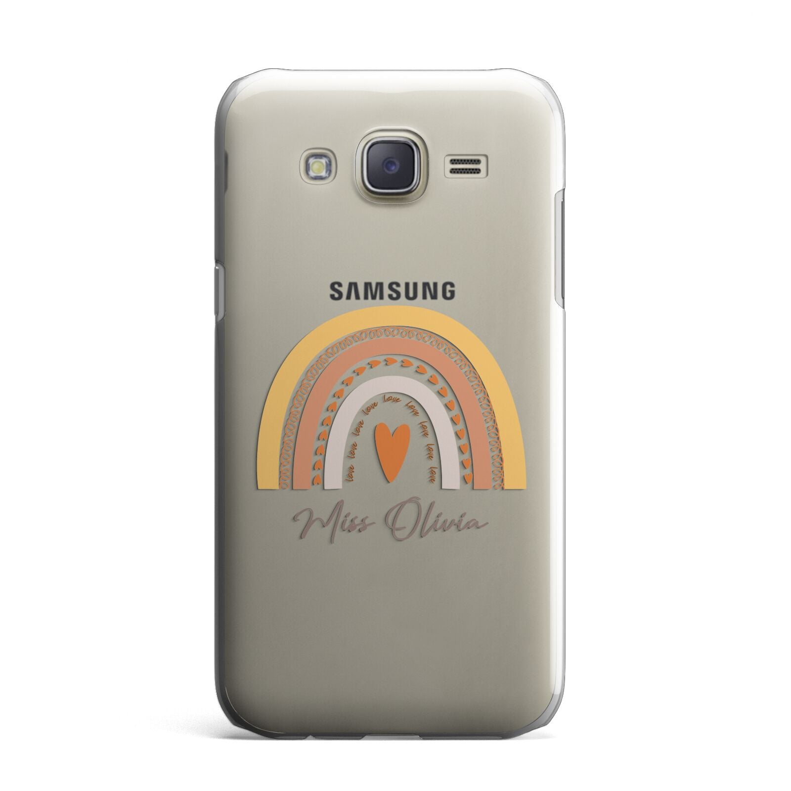 Personalised Teacher Neutral Rainbow Samsung Galaxy J7 Case