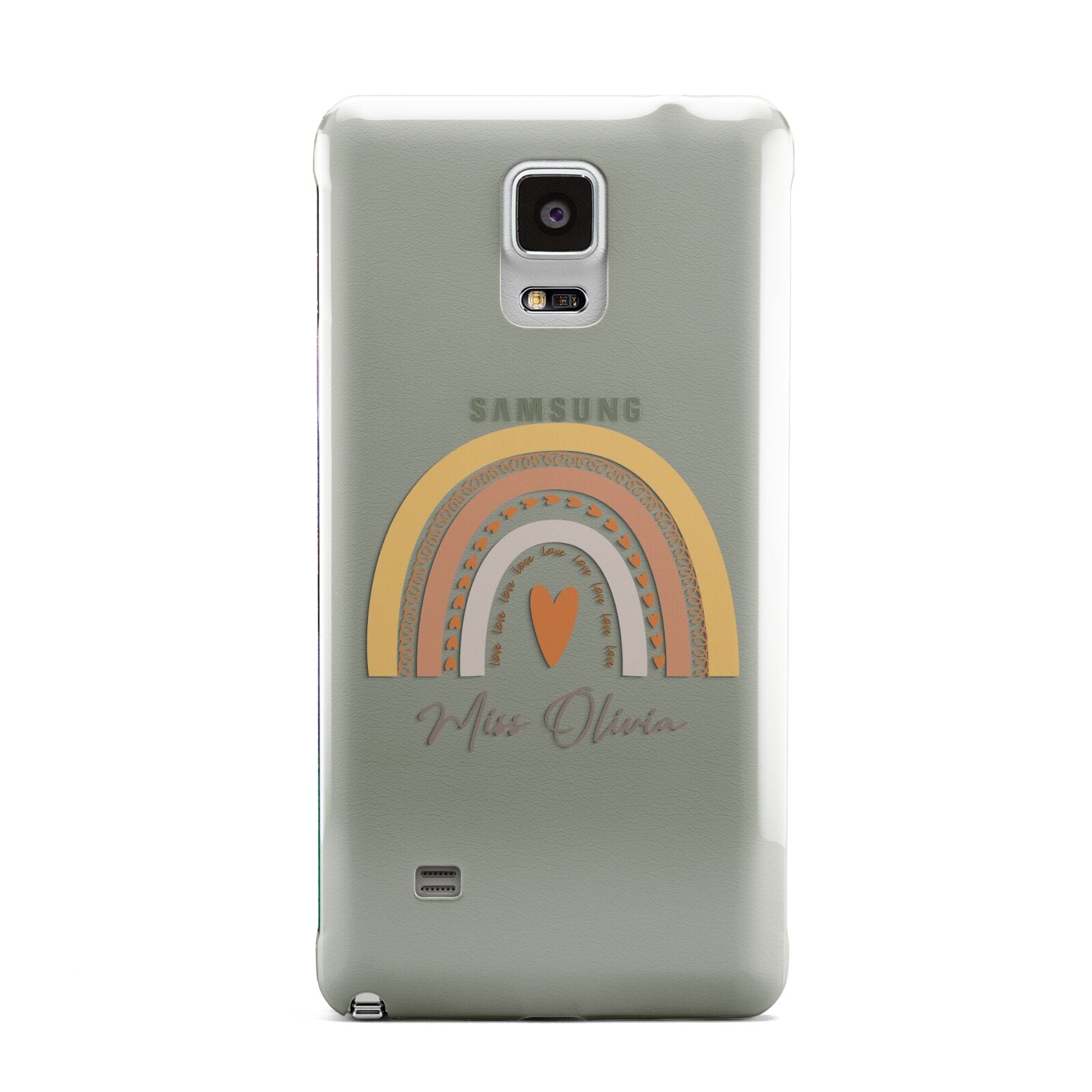 Personalised Teacher Neutral Rainbow Samsung Galaxy Note 4 Case