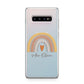 Personalised Teacher Neutral Rainbow Samsung Galaxy S10 Plus Case