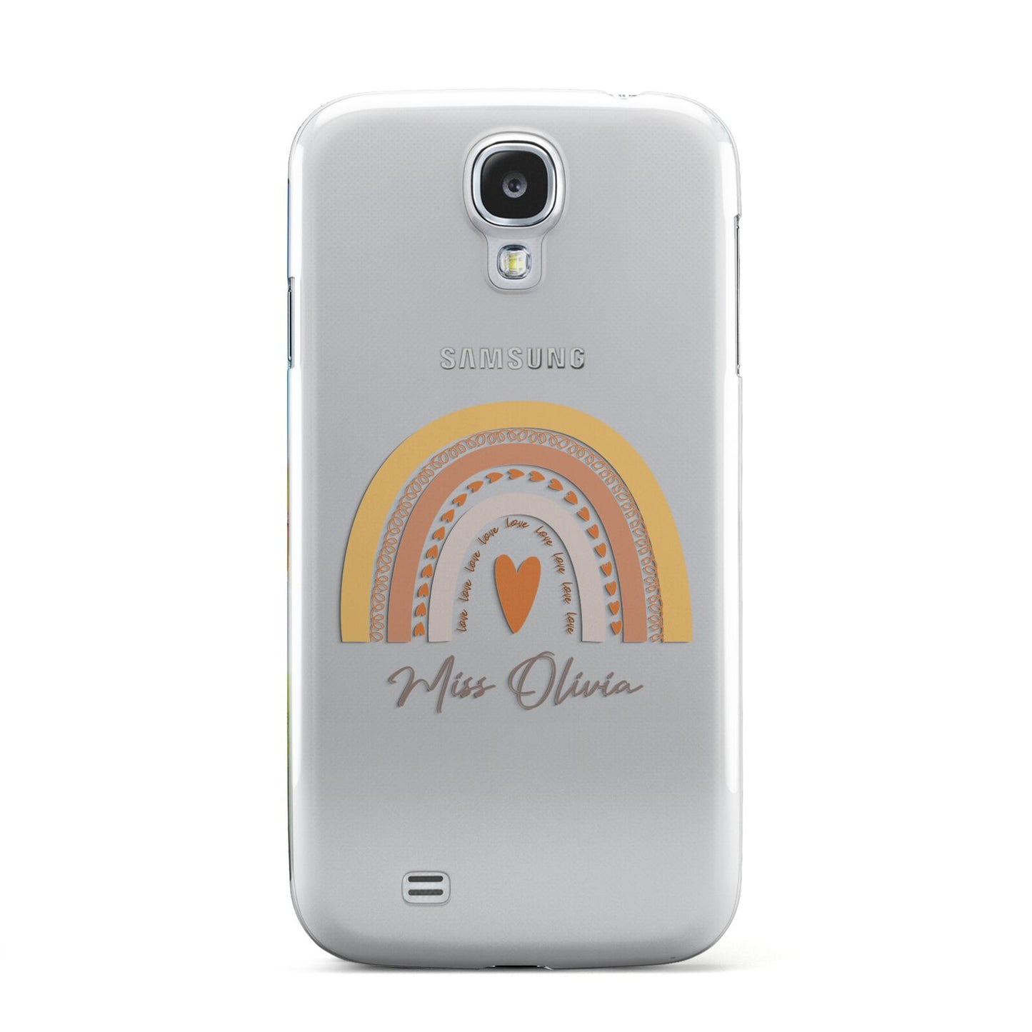 Personalised Teacher Neutral Rainbow Samsung Galaxy S4 Case